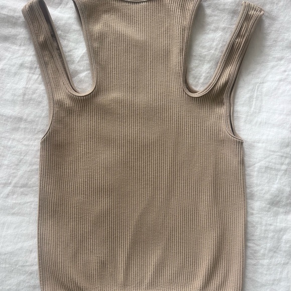 Zara Limitless Contour Ribbed Tank Top - Picture 4 of 4